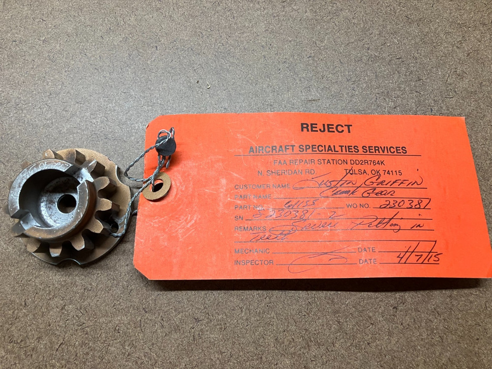Lycoming Crankshaft Gear 61155
