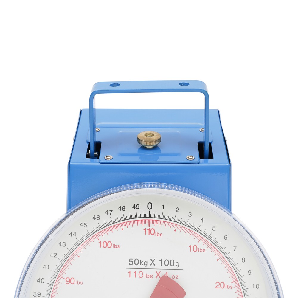 110LBS Heavy Duty Mechanical Kitchen Scale with Durable Iron Platform