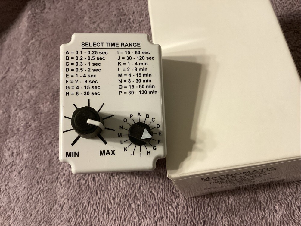 MACROMATIC…TR-60528…Time Delay Relay…NEW😀