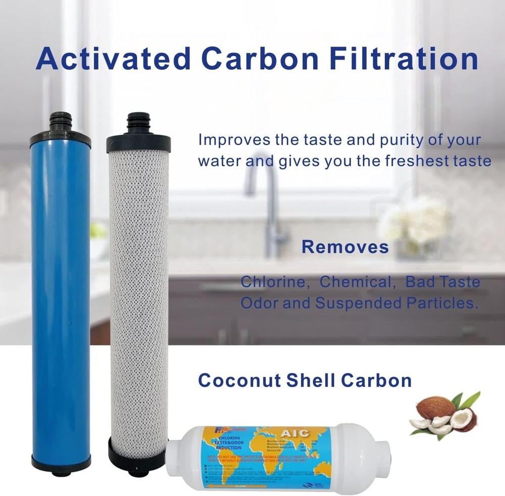 Filter Set With Membrane for Microline 435 Reverse Osmosis System Replacement