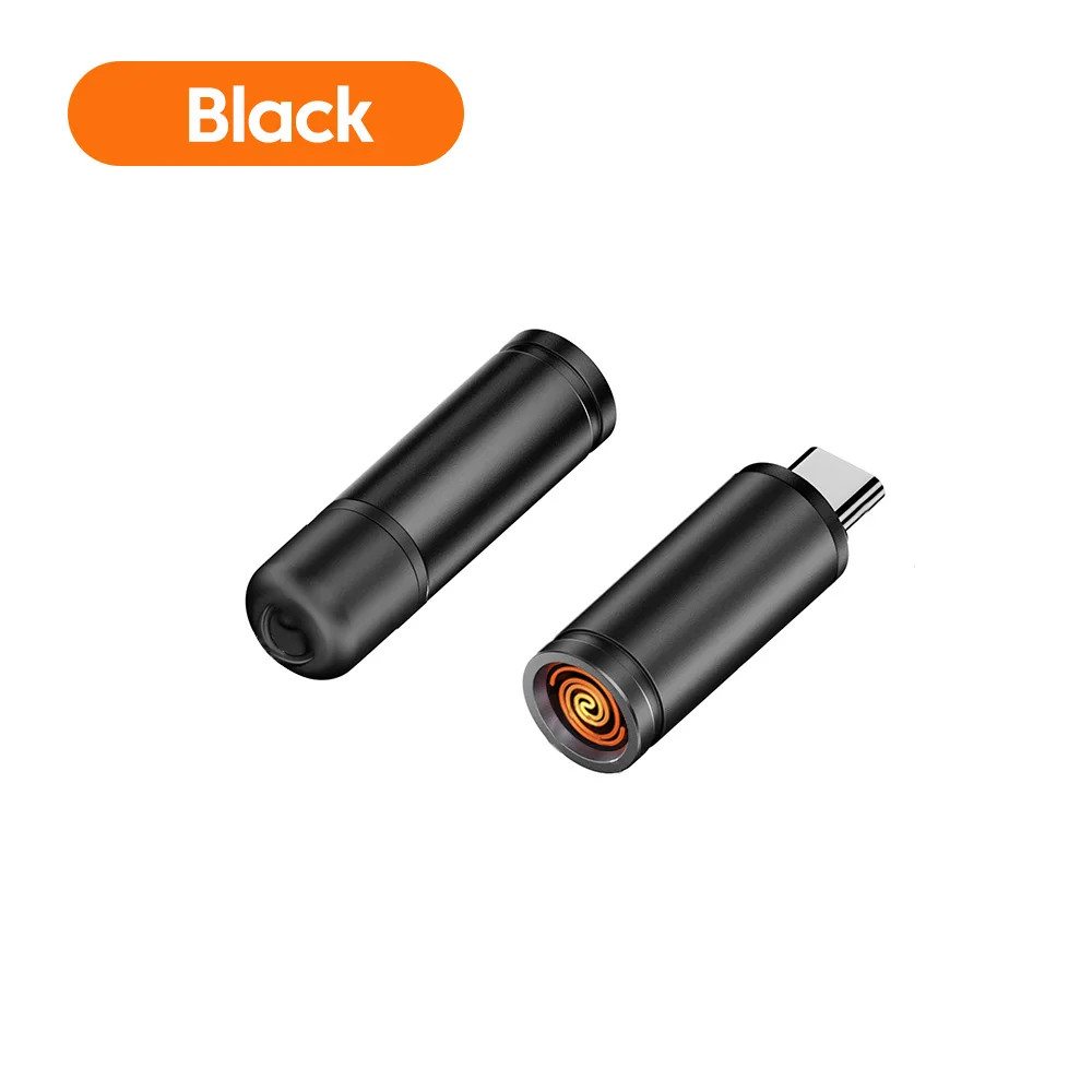 Type-C Mini Windproof Cigarette Lighter USB-C Outdoor Portable Ignition Tool.