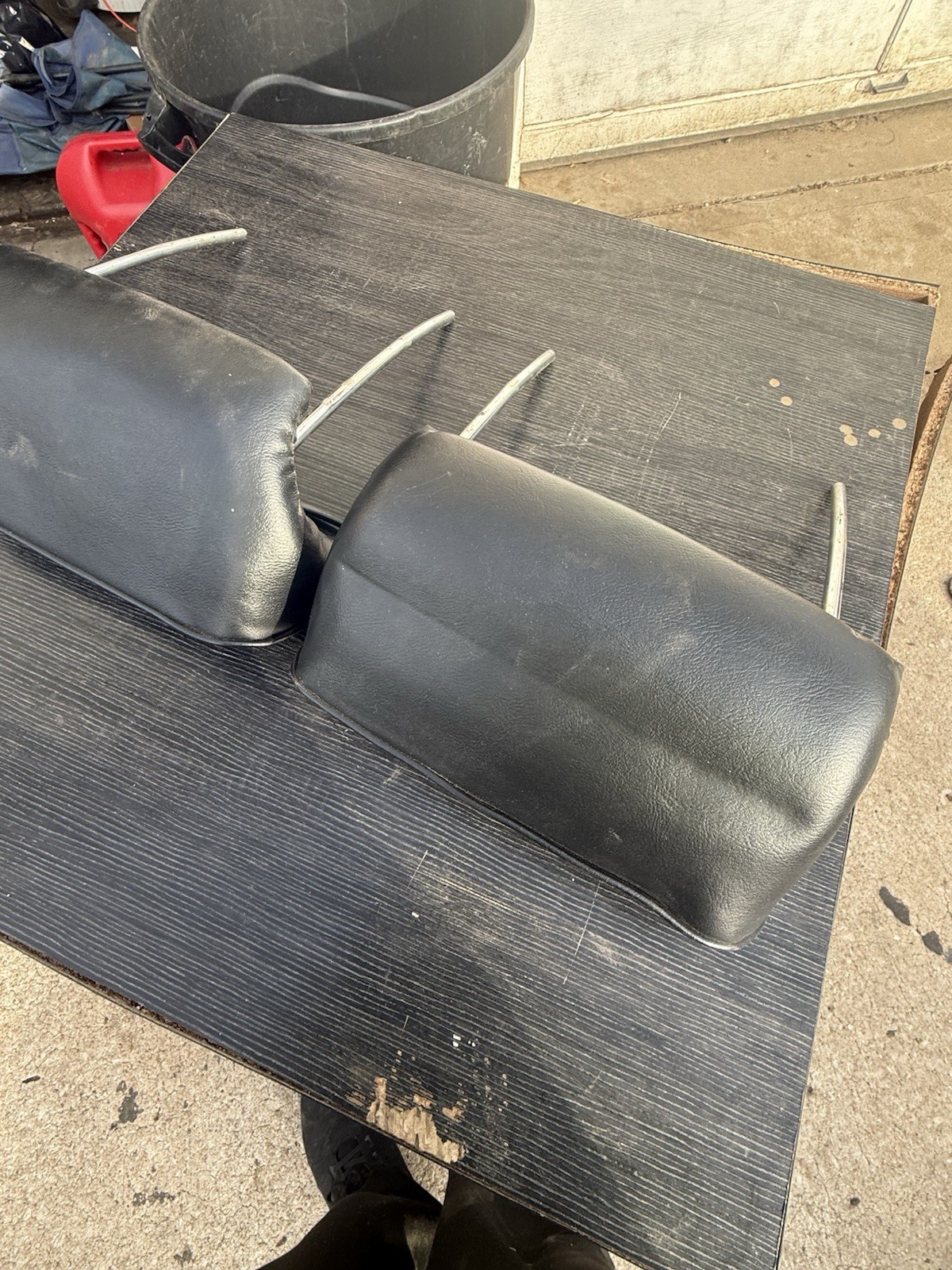 1969-72 Chevy GM A Body Bucket Seat Head Rests GTO 442 GS Chevelle SS Oem Black