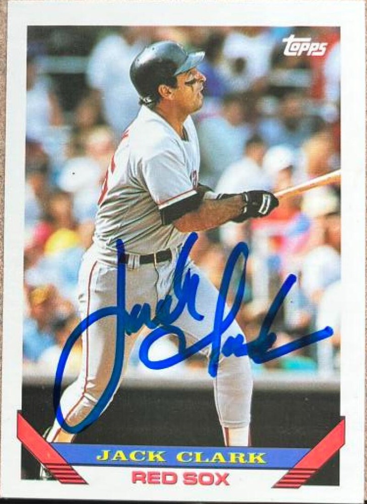 Jack Clark Autographed 1993 Topps #781