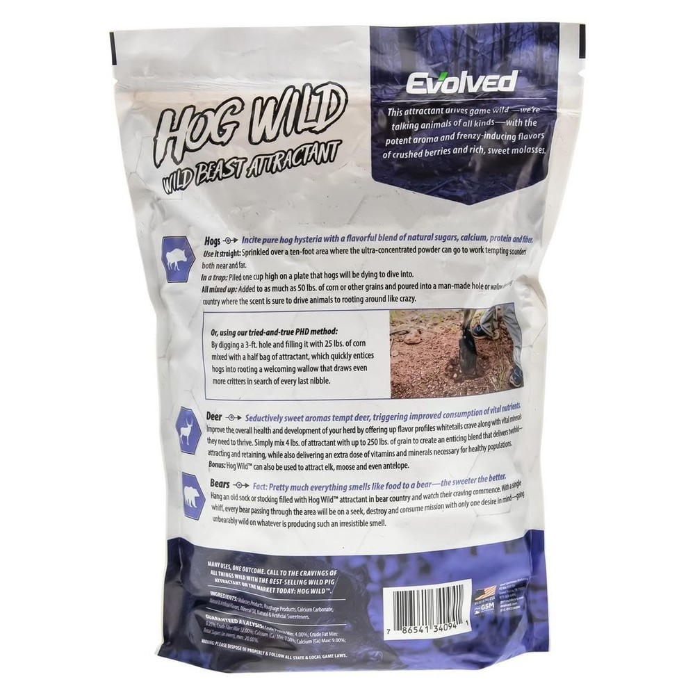 Evolved Hog Wild Attractant 4 lb. Tan