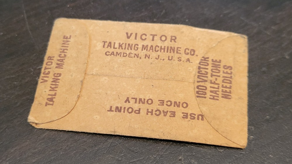 Gramophone phonograph needle Packet Rca Victor Nipper Hmv Half Tone - Empty
