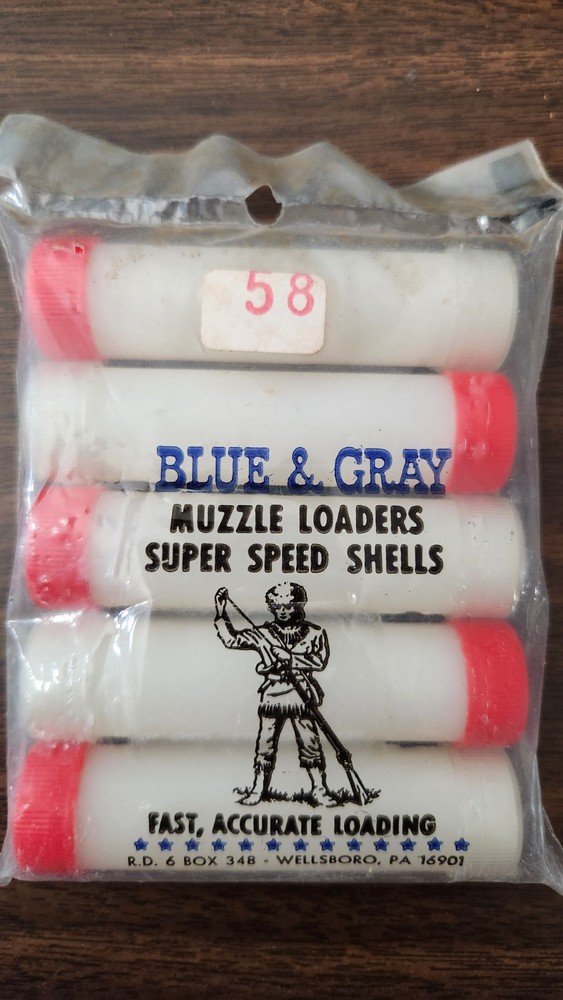 Muzzle Loader Speed Shells 58 Caliber  New, Old Stock Buy More & Save