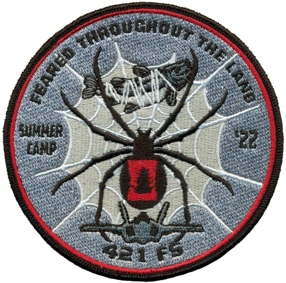 USAF 421st FIGHTER SQUADRON – SUMMER CAMP 2022 PATCH