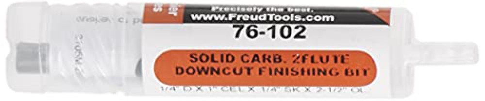 1/4" (Dia.) Down Spiral Bit