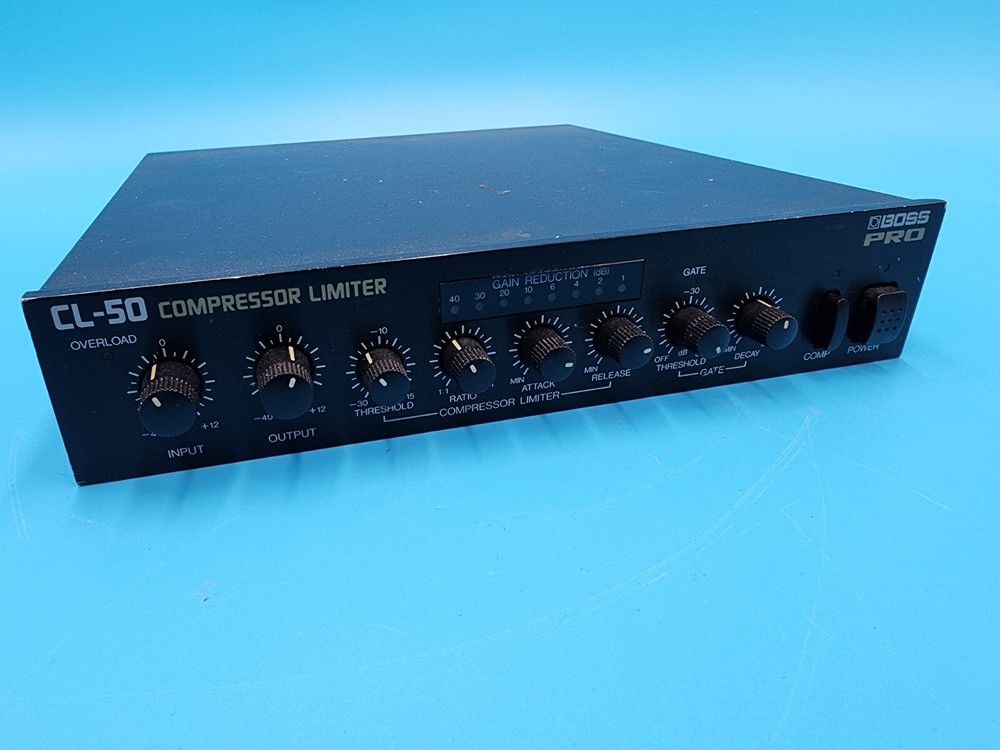 Rare Vintage Boss Pro CL-50 Compressor Limiter Half Rack Guitar Effect Processor