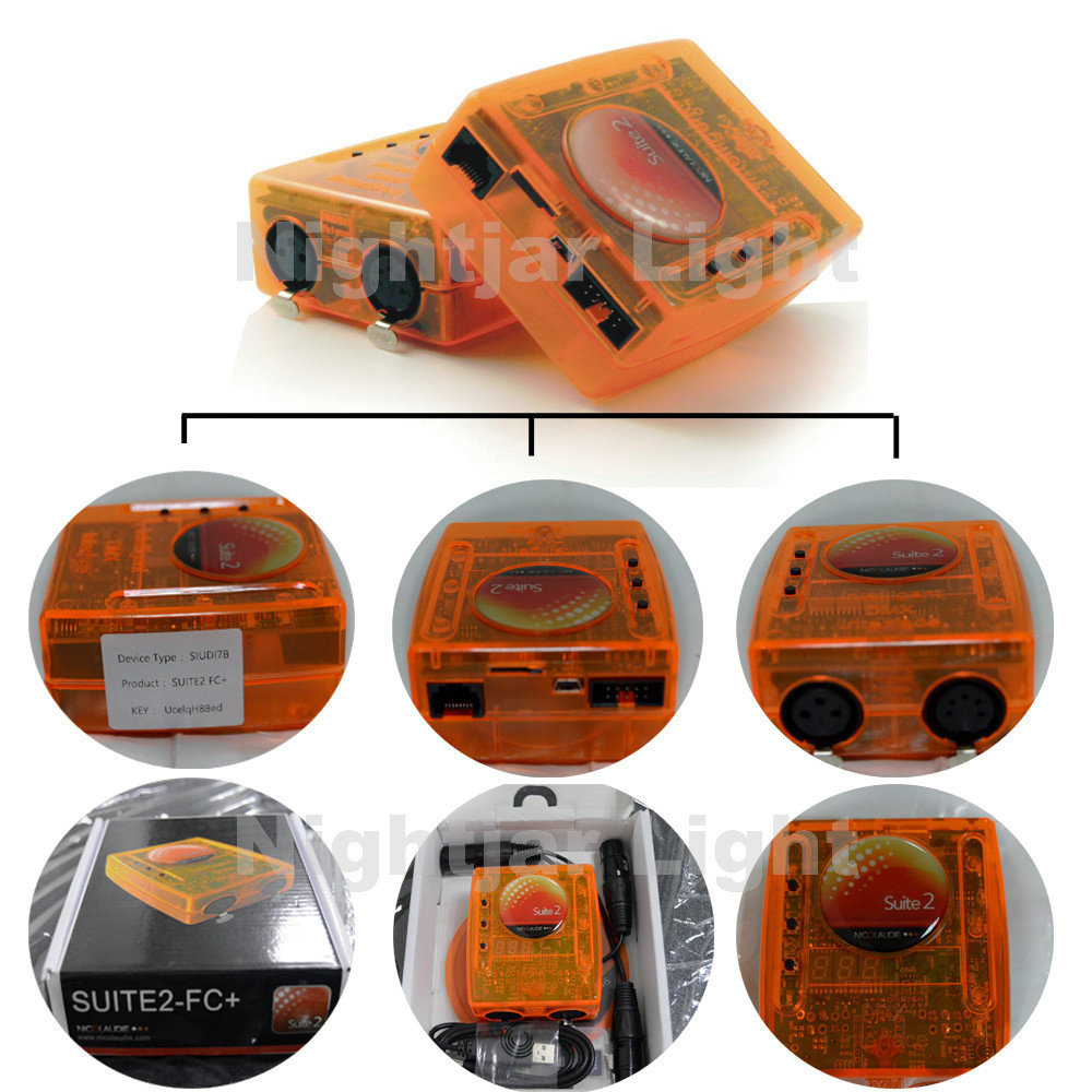 Sunlite Suite 2 FC+ DMX USB Controller Lighting Interface for stage lighting