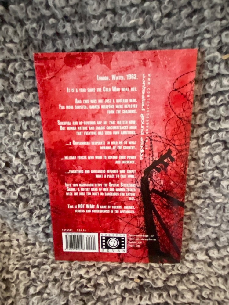 Hot War RPG (Cubicle 7, 2010, EX)