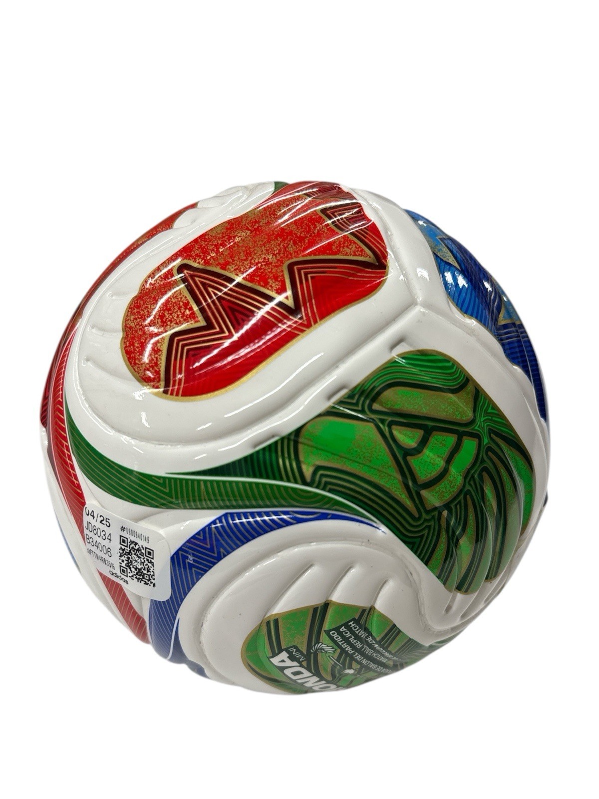 adidas FIFA World Cup 2026 Trionda Mini Soccer Ball Size 1 Multicolor