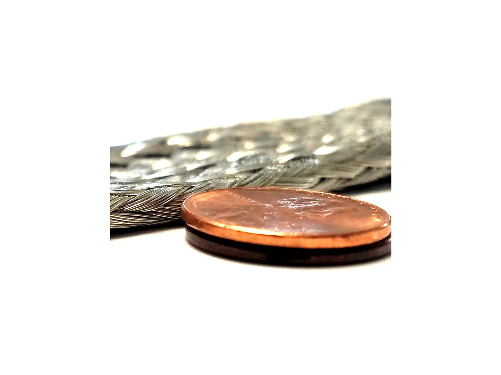 UNIVERSAL 10" COPPER TINNED BRAIDED GROUND STRAP CABLE - ENGINE, FIREWALL, FRAME