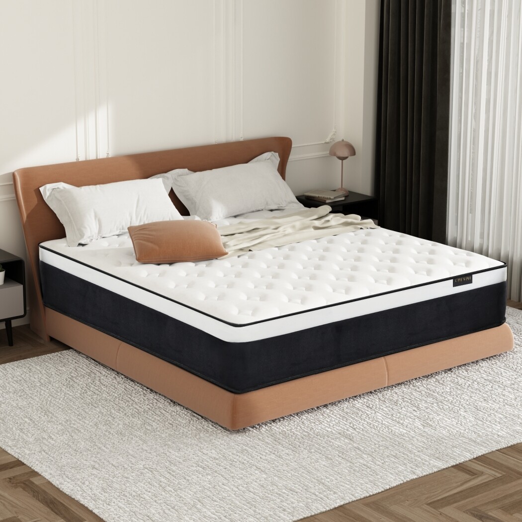 10"12"14" Twin Full Queen King Size Mattress Hybrid Foam Pocket Coils Bed In Box