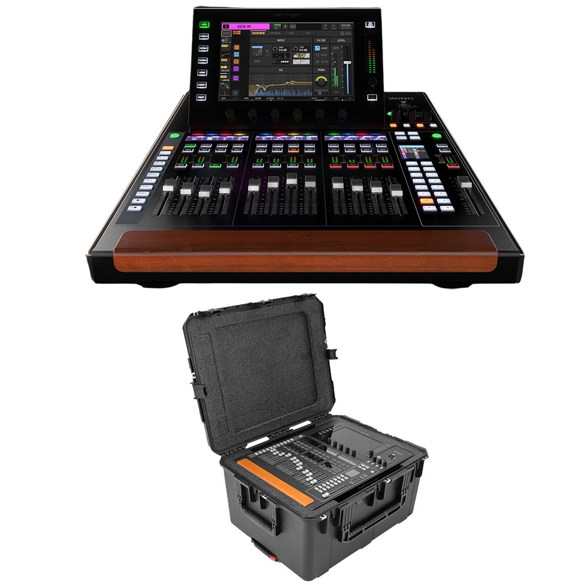 Behringer WING Compact 48-Channel 28-Bus Full Stereo Digital Mixing Console, Bun