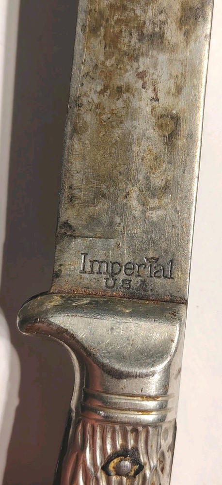 2 Vintage Imperial Fixed Blade Knives