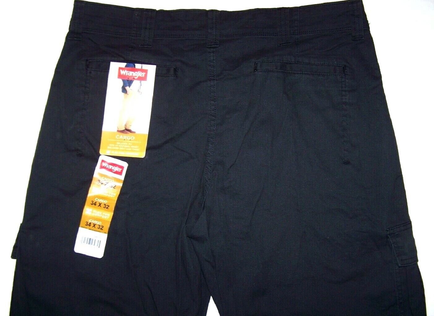 Men's Wrangler Relaxed Fit Cargo Pants w/ Stretch Relaxed Fit 4 COLORS ALL SIZES