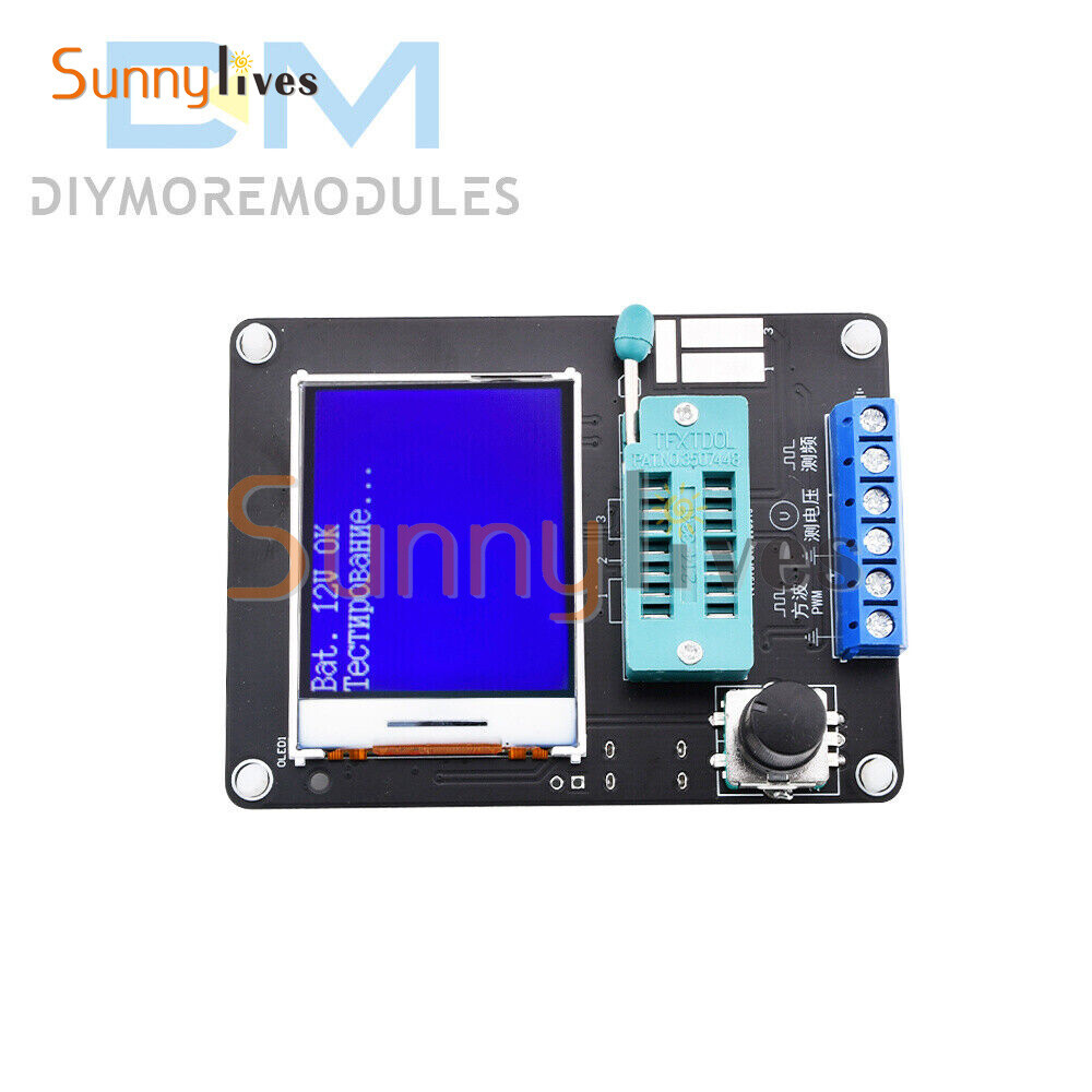 GM328A Transistor Tester Diode Capacitance Inductance ESR Volt Frequency Meter