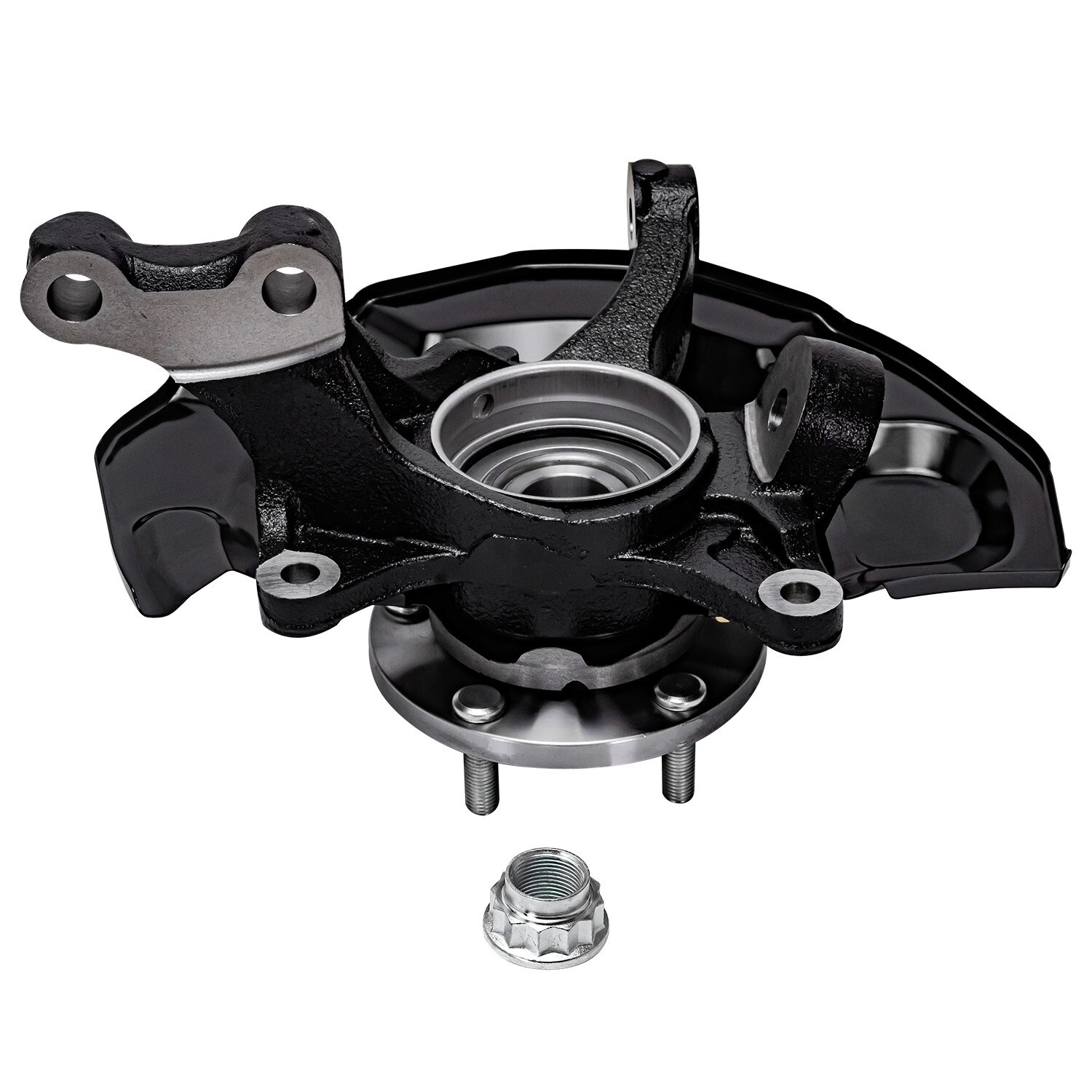 Pair Front Steering Knuckle & Wheel Hub Bearing for 2007 2008-2011 Toyota Camry