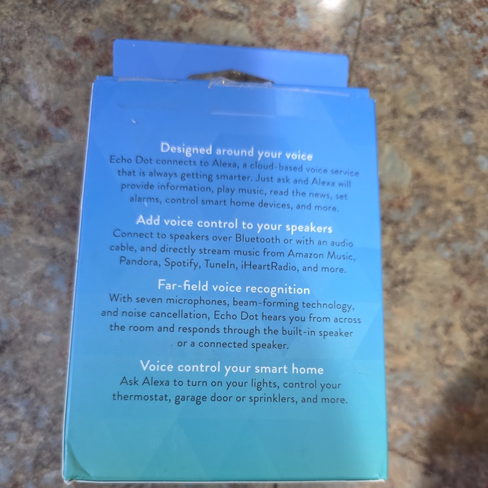 Amazon Echo Dot (2nd Generation) Smart Speaker - NIB BOX OPEN