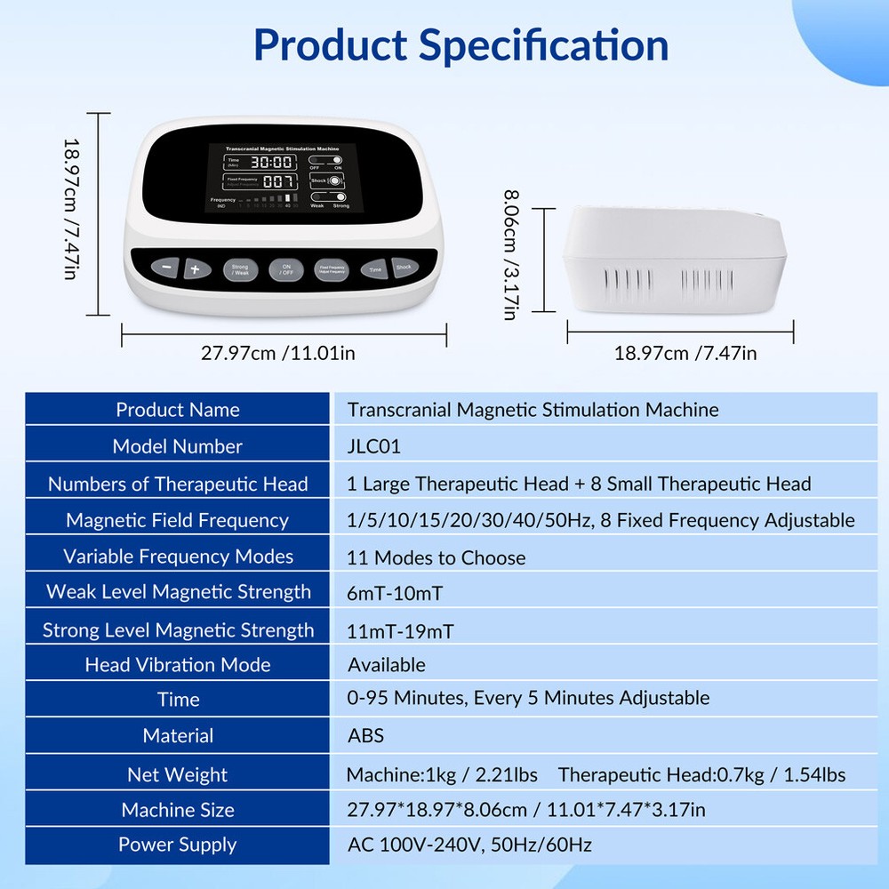 rTMS Transcranial Magnetic Stimulation Machine for Depression Anxiety PTSD OCD