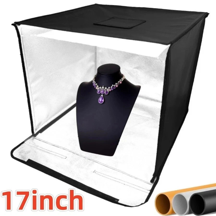 16x16" Large Portable LED Photo Light Box Shooting Tent Photography Studio Fast⭐