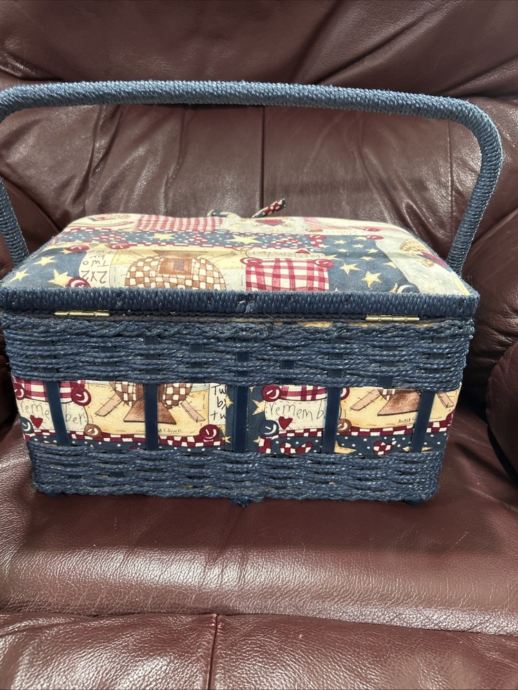 Vintage Sewing Basket Noah’s Ark