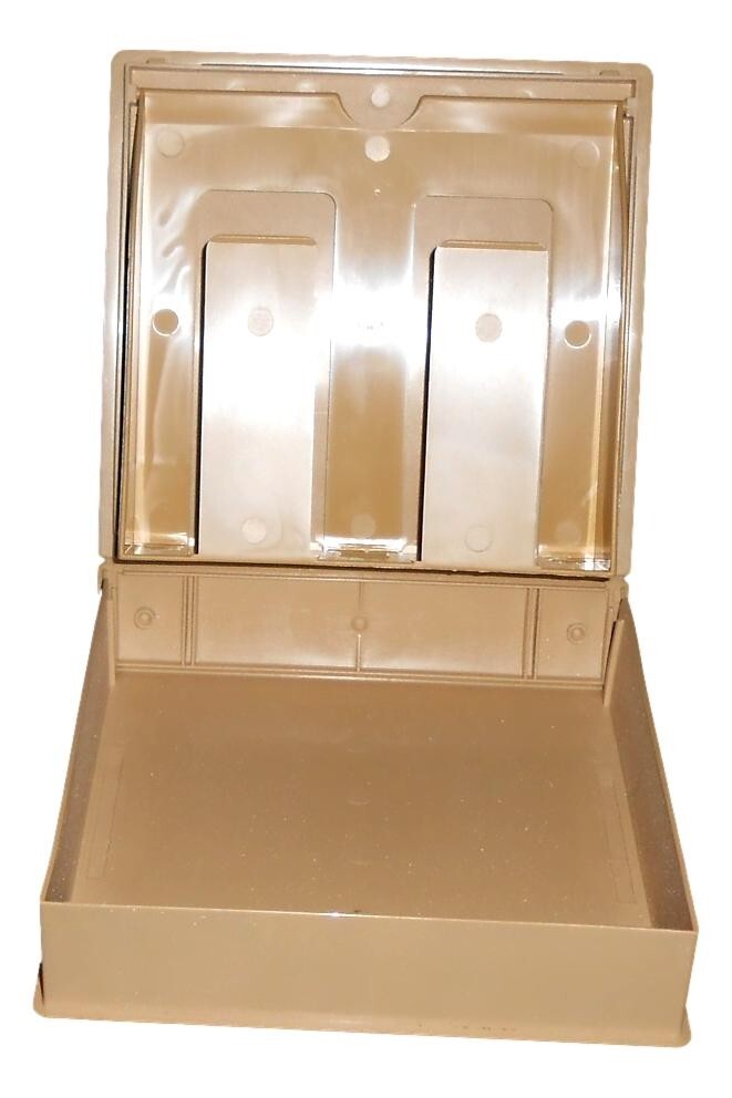 5.25" Floppy Disc Beige Storage Case / Library Case / Holds Up To 10 Disk!
