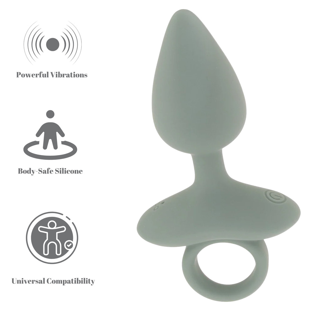 Silicone Vibrating Butt Plug Multi-speed Vibrator Rechargeable Backdoor Play