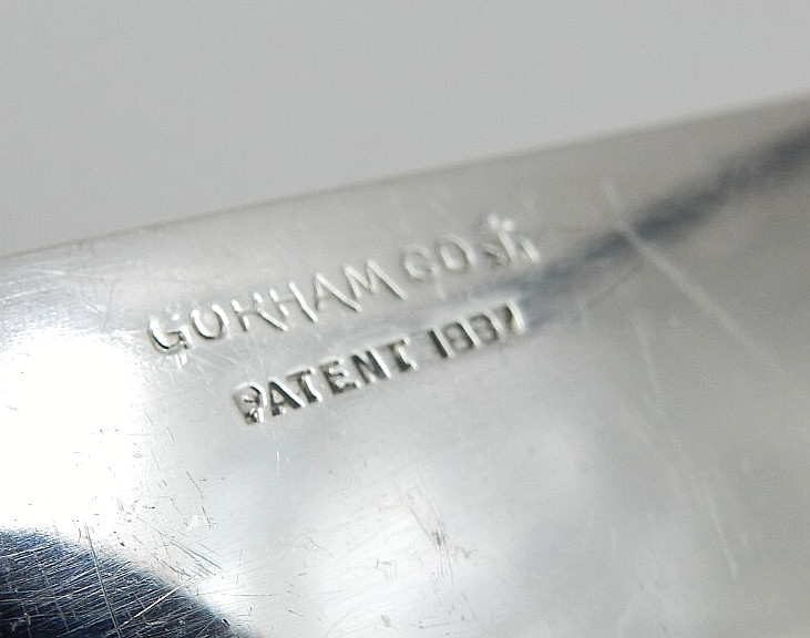 ANTIQUE 1887 GORHAM ROYAL SILVERPLATE VICTORIAN 7-1/2" BUTTER KNIFE, WITH MONO