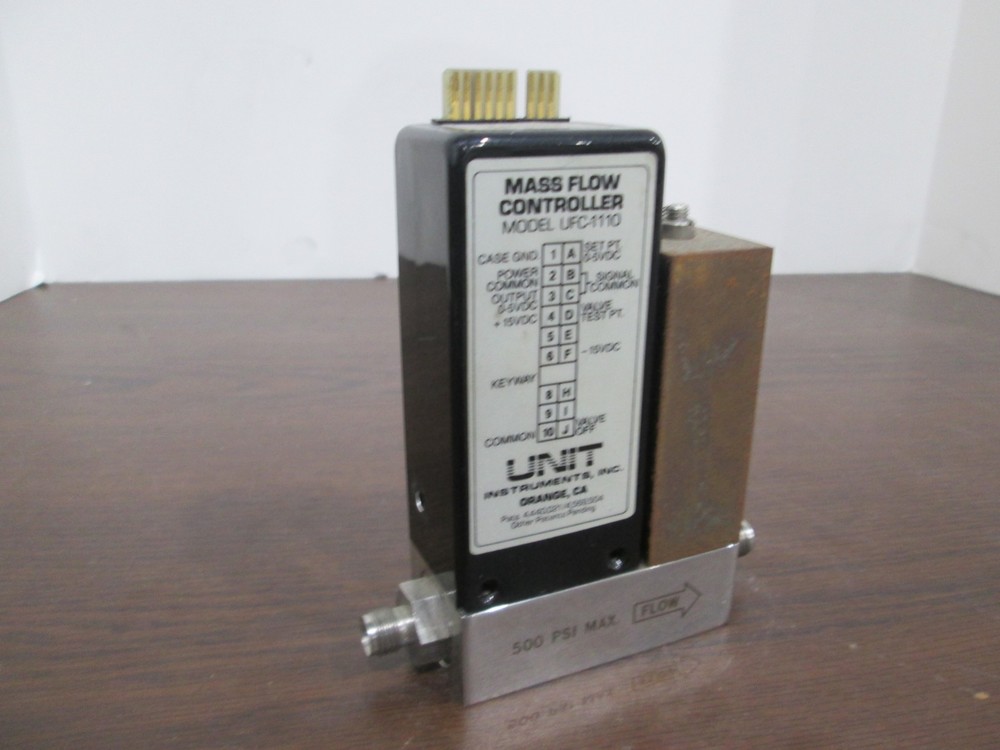 Unit, UFC-1110, 20 SLM, H2, Mass Flow Controller, Butt End, Used