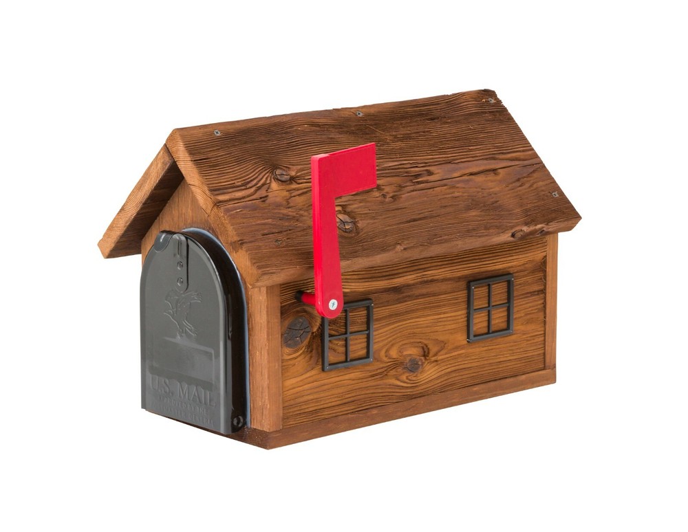 Rustic Wooden Mailbox- Amish Made