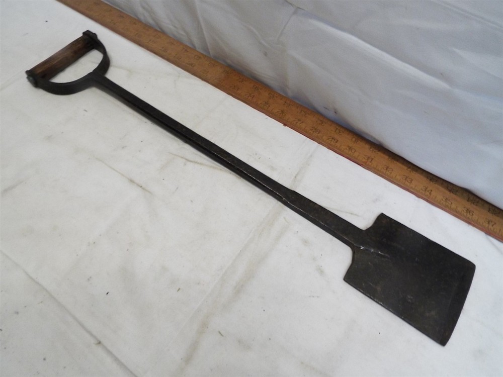 Antique Brown Blacksmith Hand Forged 4" Siding Slick Chisel Wood Shingle Tool