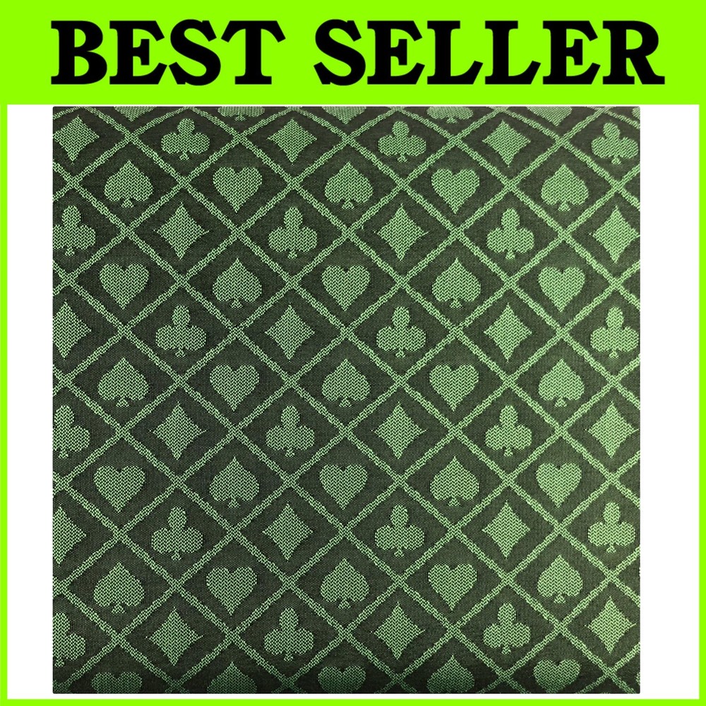 Two-tone Poker Table Cover - Suited Game Table Fabric