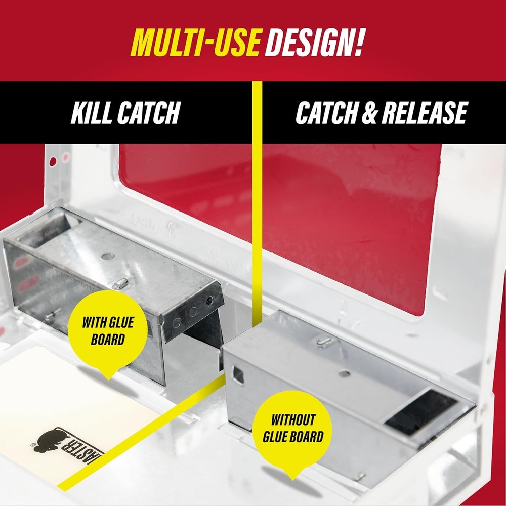 Catchmaster Pro Series Multi-Catch Mouse Trap Includes Replaceable Glue Board