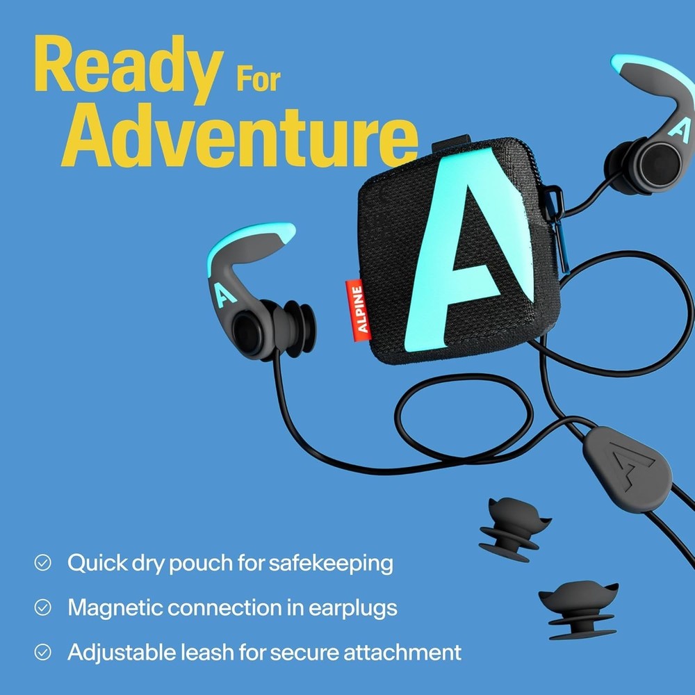 Alpine WaterSafe Pro Ear Plugs - for Swimming & Surfing