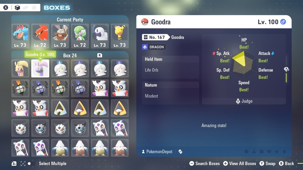 6IV Shiny Goodra Pokemon Legends ZA *SAME DAY*