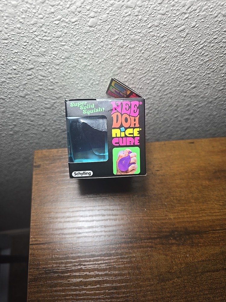 Schylling Nee Doh Nice Cube Super Solid Squish Squeeze Ball Blue Pink Purple Ma…