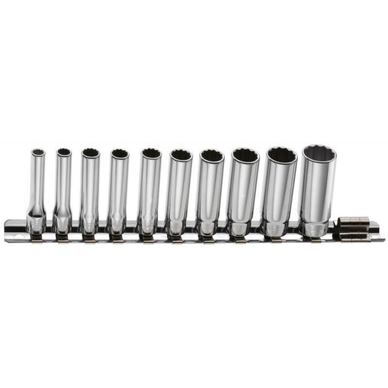 Facom CKS.93 Socket Rail 260mm & 1/4" Dr. Clips