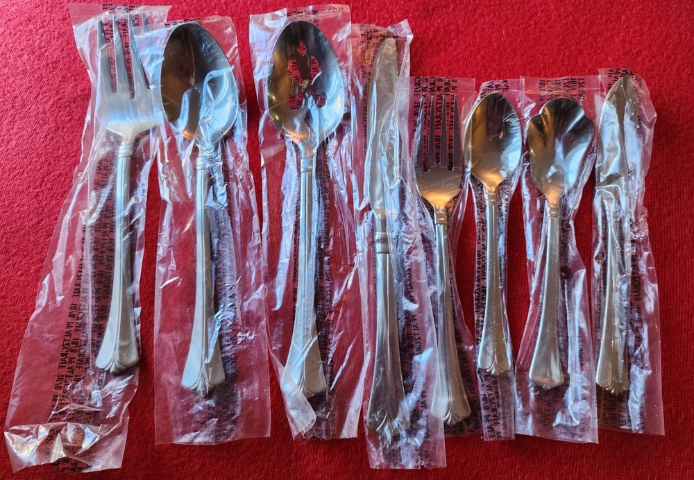Pfaltzgraff ELLINGTON Stainless 18/8 Glossy Silverware Flatware U SELECT