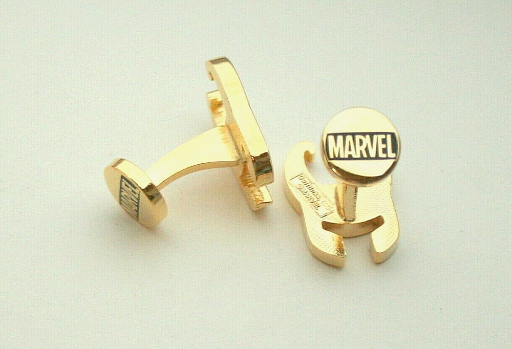 Marvel Comics Classic Loki Helmet Marvel Cufflinks New Gift Box GP