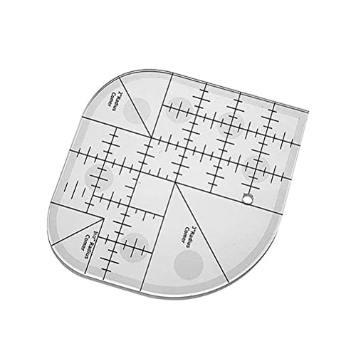 Acrylic Sewing Curved Corner Ruler,Sewing Patchwork Ruler Sewing Template
