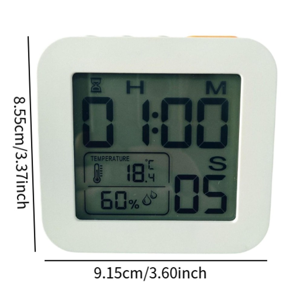 Thermometer Hygrometer White Hygrometer Easy to Read Multifunctional