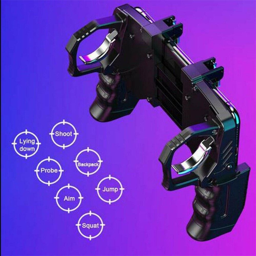 Mobile Phone Game Controller Trigger Gamepad Console For PUBG Call Of Duty COD