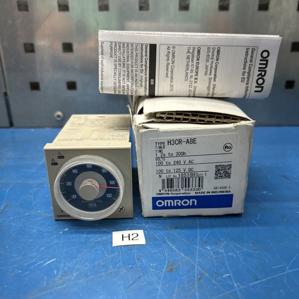 Omron H3CR-A8E Solid State Power-Off Delay 1.2 Second Timer NIB Fast Shipping!