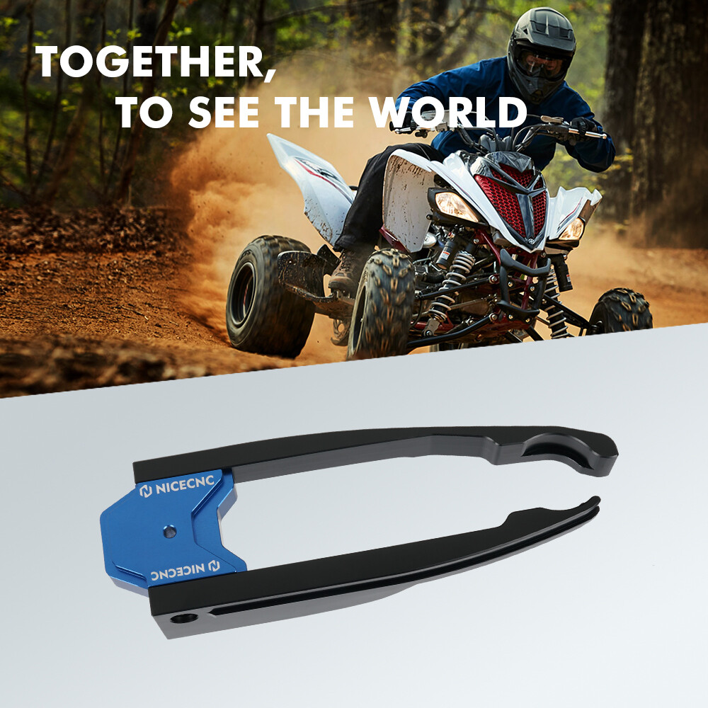NICECNC Swingarm Seal Guard Chain Slide Rail Guide For Yamaha Raptor 700 700R
