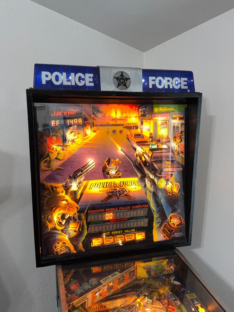 Police Force Pinball Machine