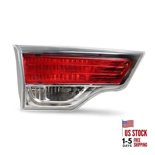 Inner Tail Light w/O Bulb Compatible with Highlander 2014 2015 2016 Side Left