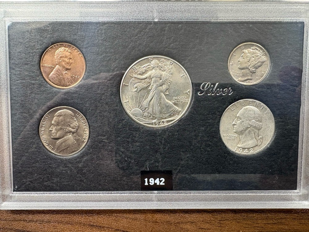1942  U.S. Mint Silver Coin Year Set