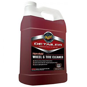 Meguiar's D14301 Detailer Non Acid Wheel & Tire Cleaner for Detailing 1 Gallon
